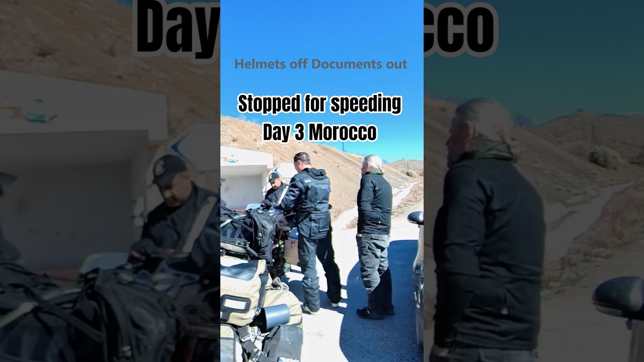 Stopped for speeding in Morocco | Warning & Humour