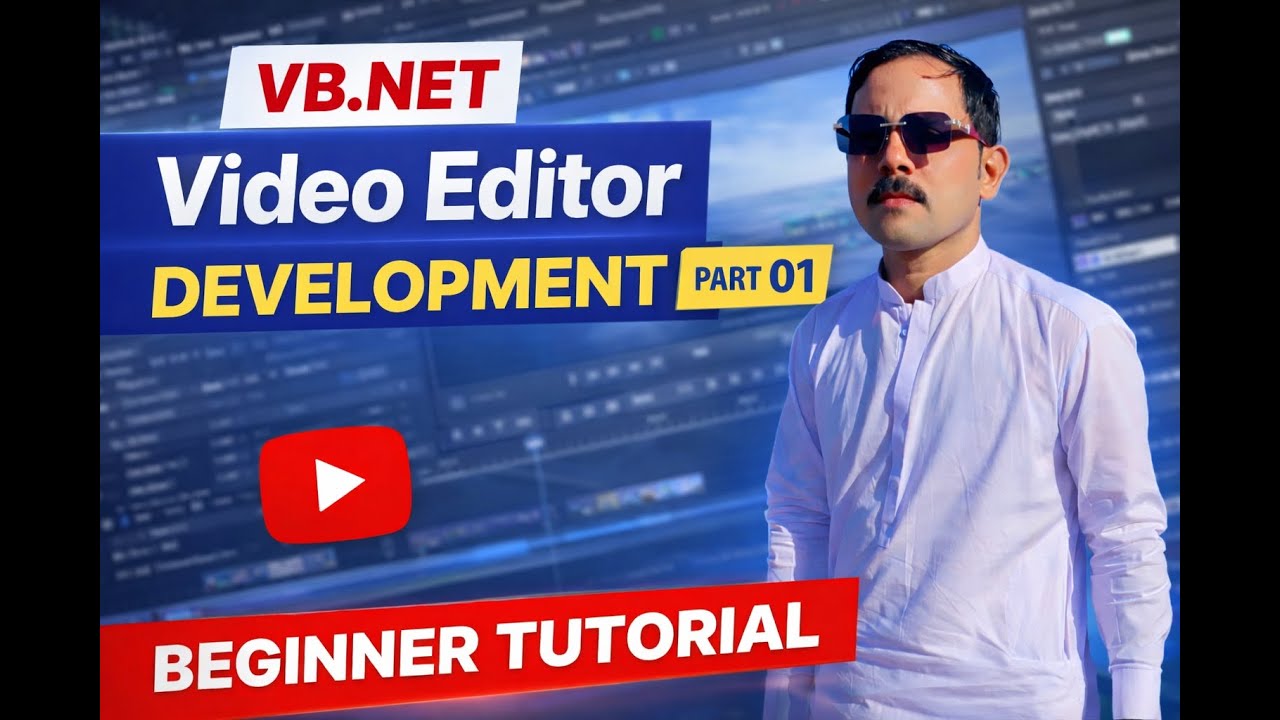 VB.NET Video Editor Tutorial 2026 – Part 01 | Build a Video Editor App