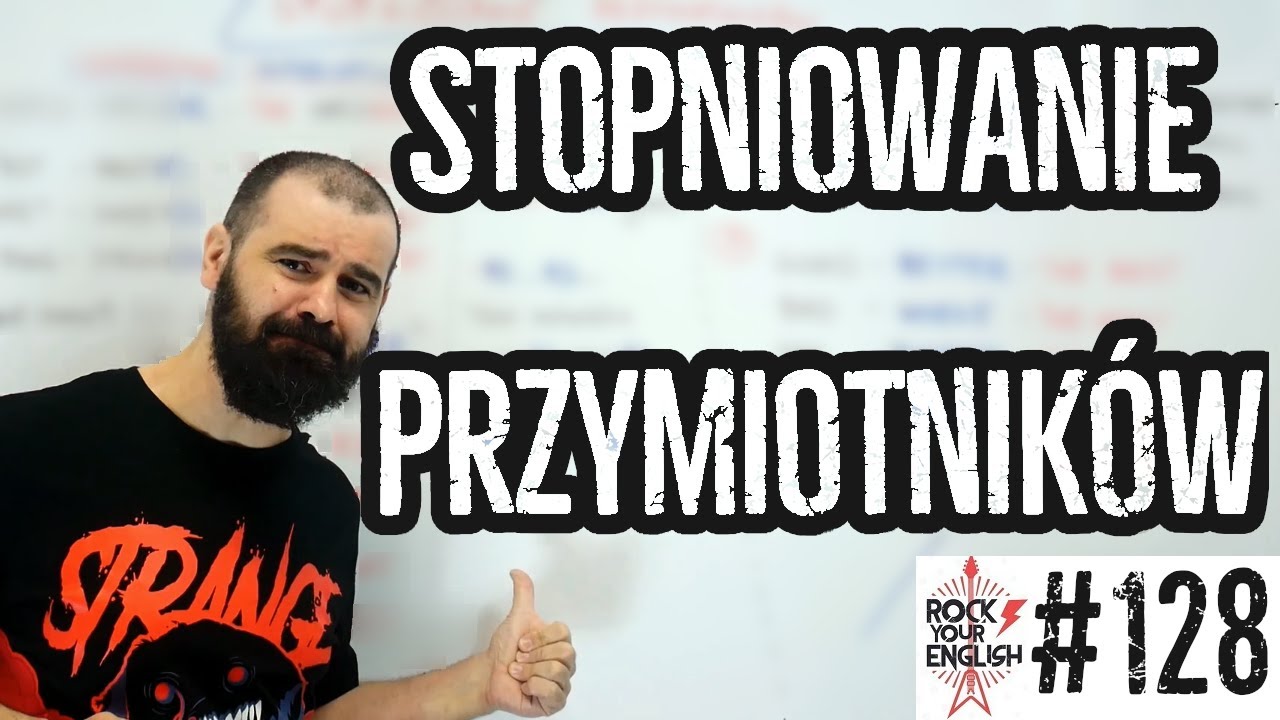 Stopniowanie przymiotników | ROCK YOUR ENGLISH #128