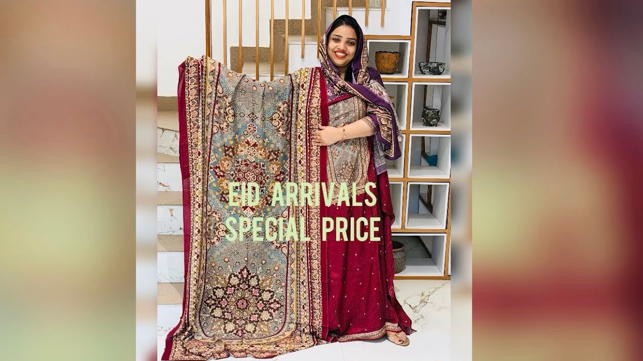EID ARRIVALS…SPECIAL PRICE:1990+SHIPPING…UNSTITCHED SUITS…NO RETURN…KOODU…FOR BOO:6282154708