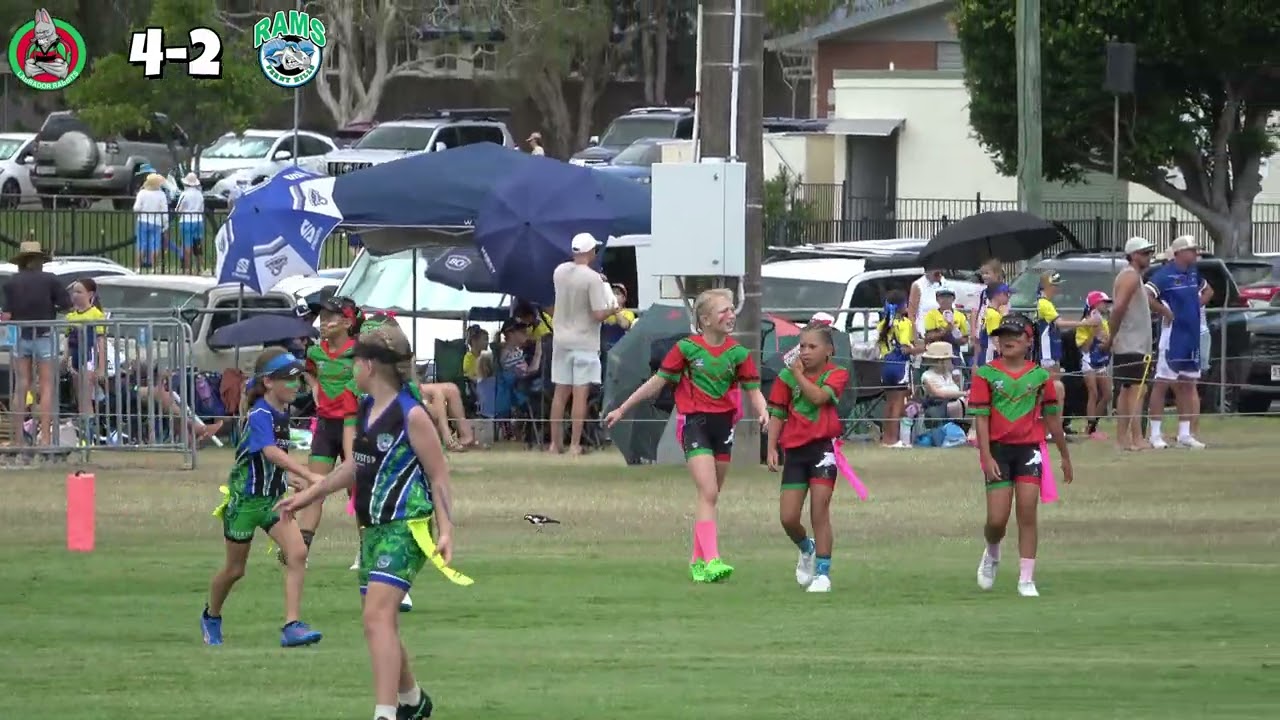 U10 Girls Oztag – Labrador Rabbits vs Ferny Hills Rams | Pool Match Day 2