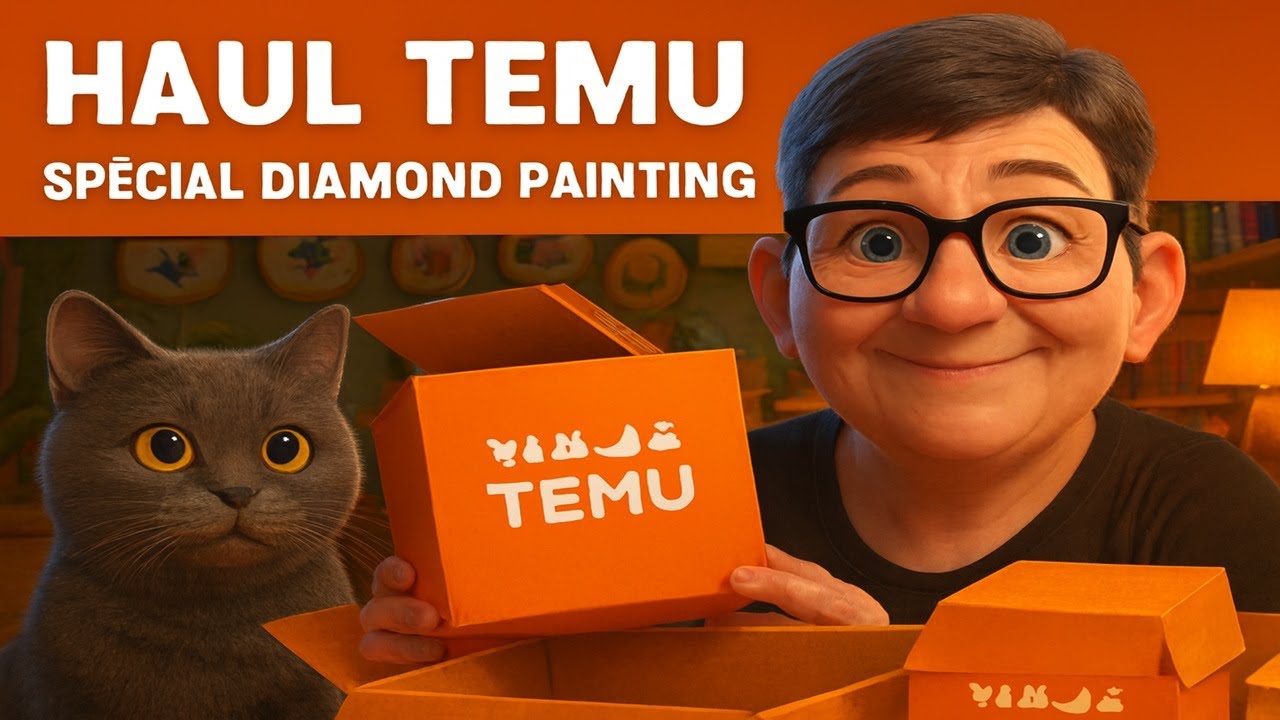 Haul TEMU Spécial Diamond Painting 🌟🌟🌟