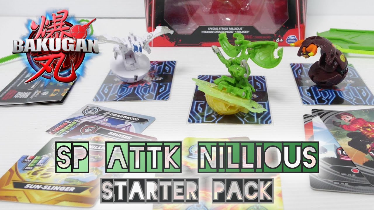 SPECIAL ATTACK NILLIOUS STARTER PACK (WAVE 3) | Bakugan G3 | BAKUGAN UNBOX