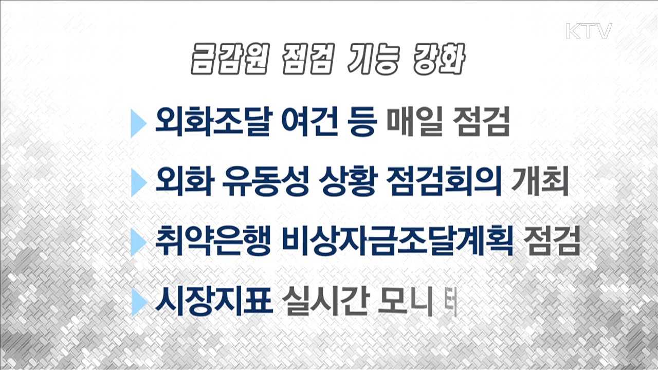 금융 리스크 공동 대응   정부, 재정 공백 최소화