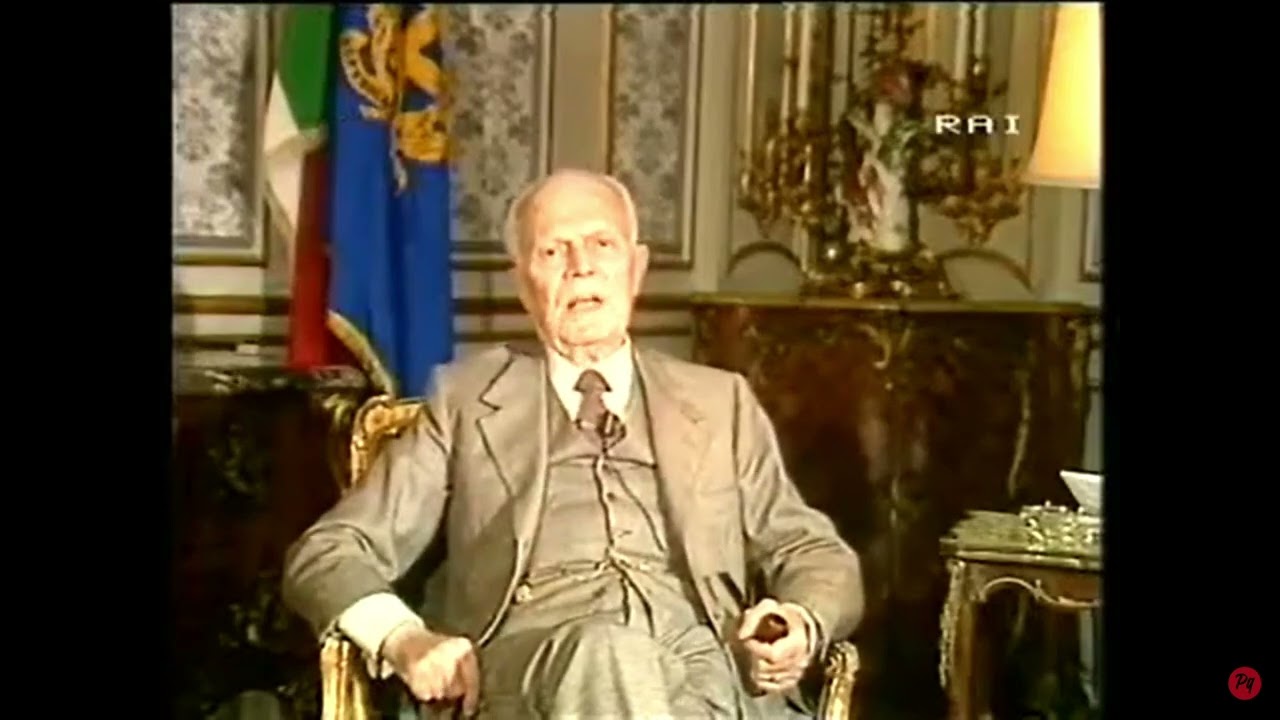 Sandro Pertini fine anno 1983 parte del discorso sulla Palestina e conflitto in Medio Oriente
