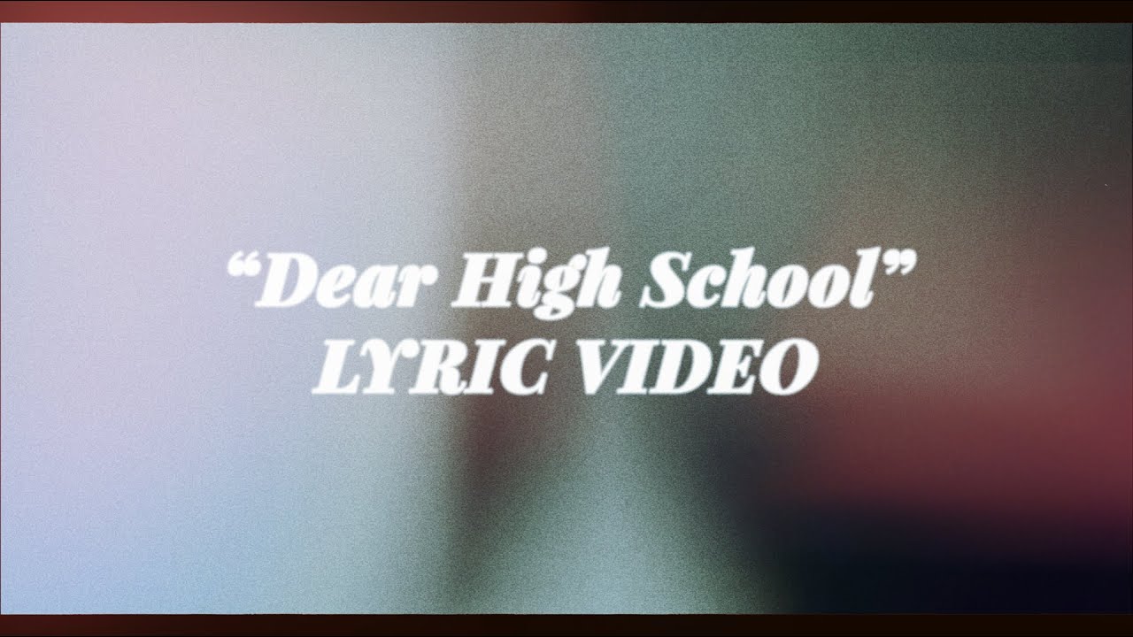 Dear High School - Carolina Rial (Lyric Video)