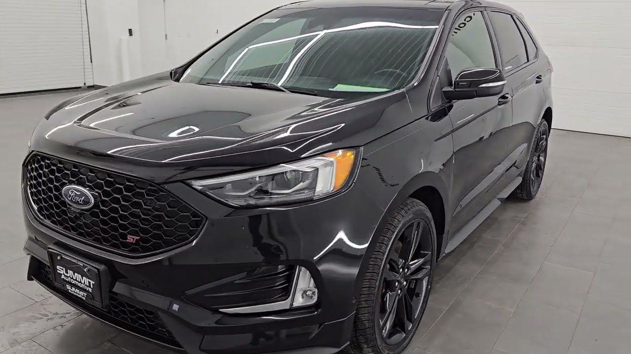 2020 FORD EDGE ST AWD BLACK AGATE 4K WALKAROUND 16133ZB