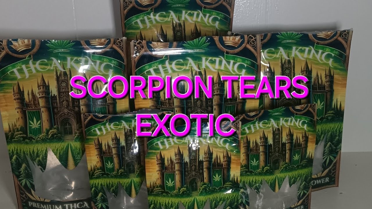 THCA KING SCORPION TEARS EXOTIC REVIEW