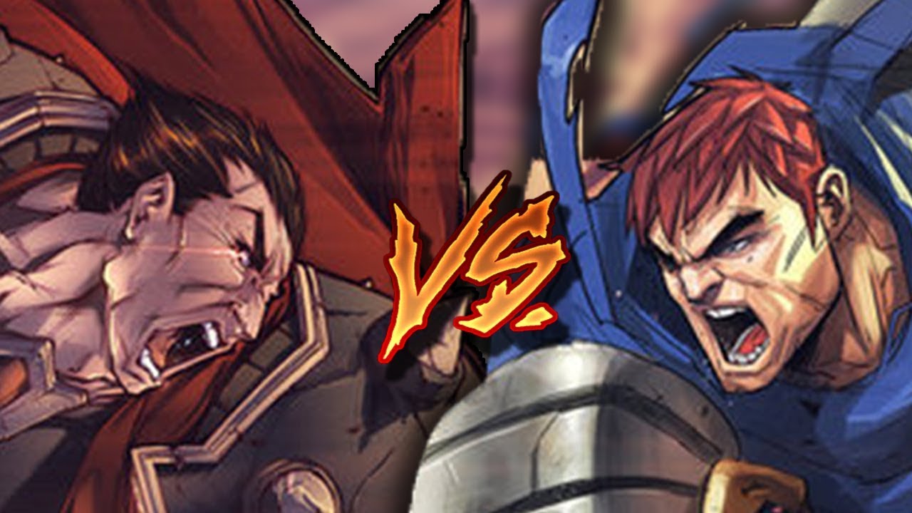 Dentro de la mente de Garen VS Darius | Pelea anime - DeivisForAll