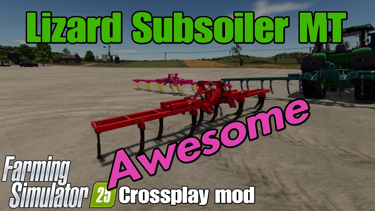 LIZARD Subsoiler MT / FS25 Crossplay mod