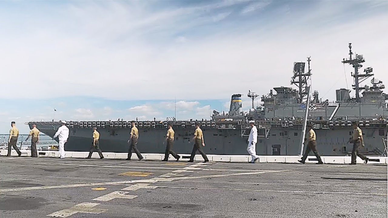 USS San Antonio (LPD 17) Prepares for Deployment: Farewell Ceremony in Norfolk