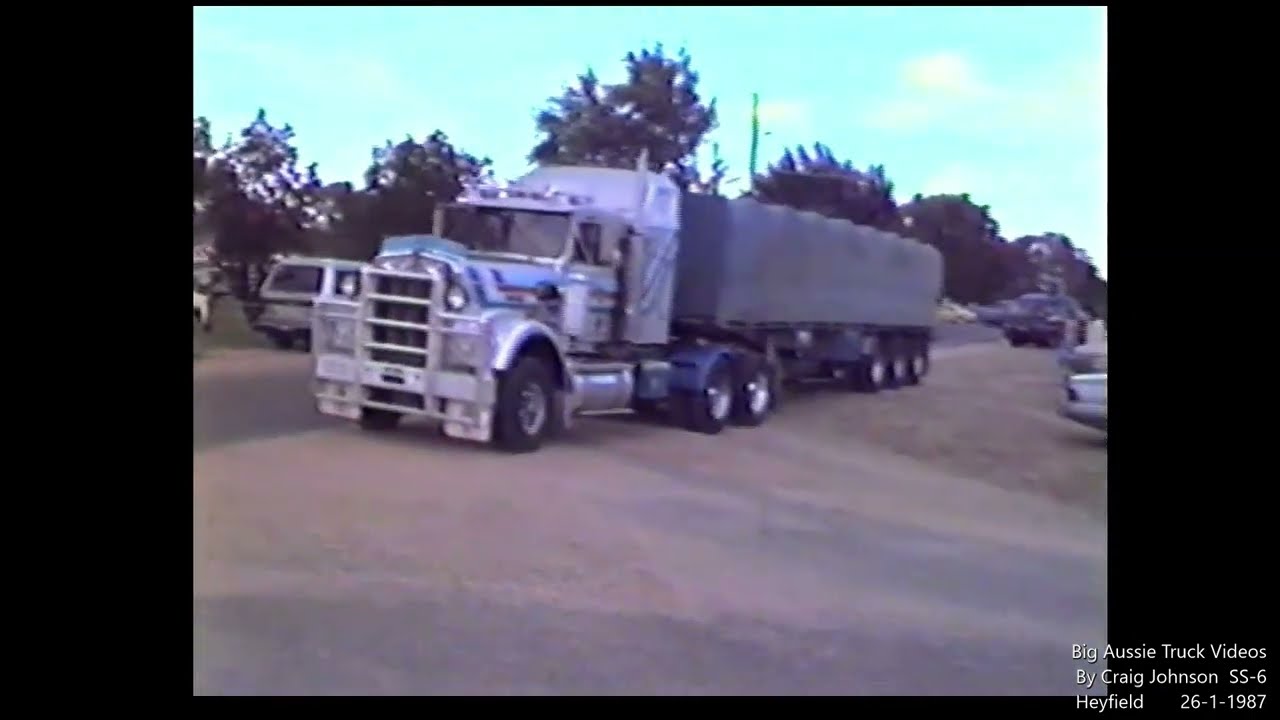 Old Truck Footage of the Classic Trucks that carried our country some 30 years ago go Big Banga's