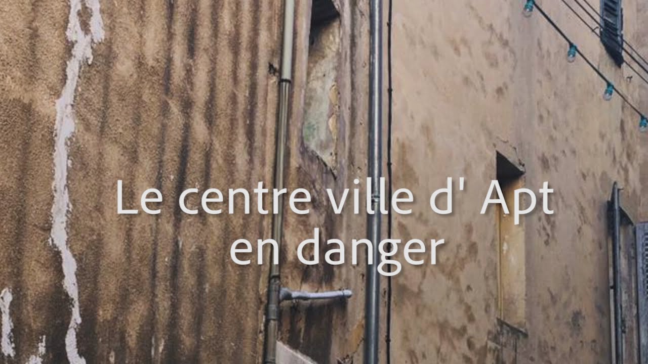 Apt pour tous: le centre ville d' Apt en danger