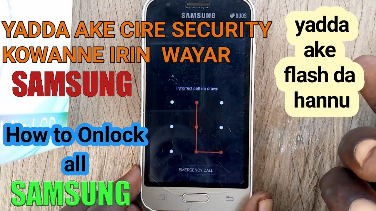 YADDA AKE CIRE SECURITY KOWANNE IRIN WAYAR SAMSUNG