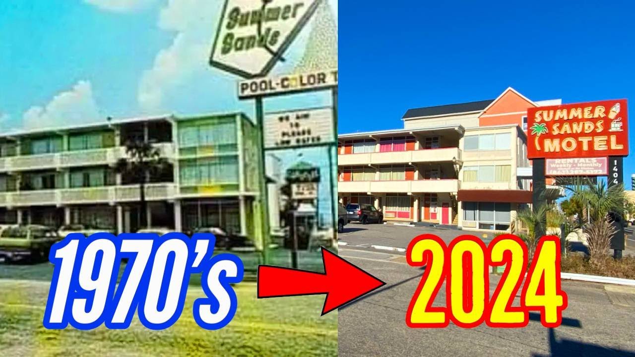 Vintage MYRTLE BEACH Motels & Motor Inns | Then and Now