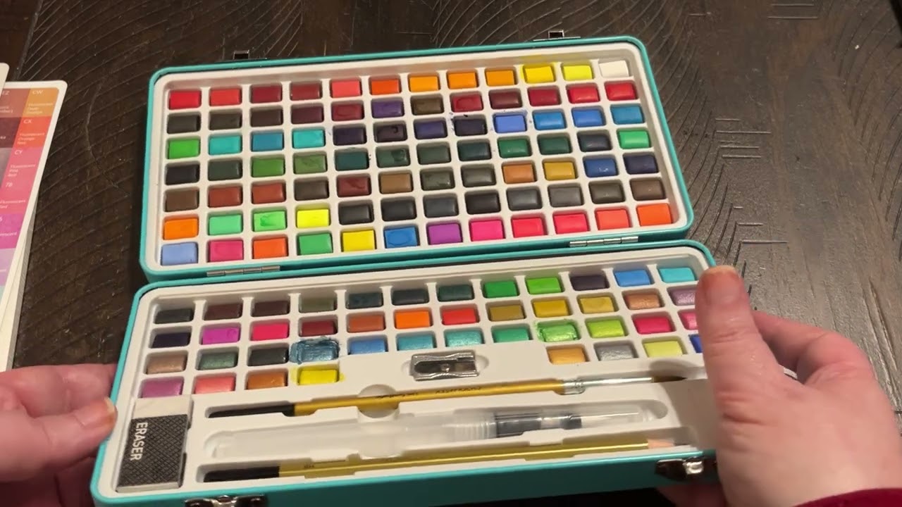 Should you buy the 128-color CHROMATEK Watercolor Paint Set?  #Ad #AmazonInfluencer