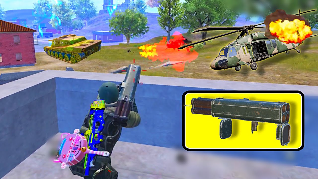 🔥Using M202 + P90 To Destroy Tanks + JET & Helicopters in PAYLOAD 3.0😱PUBG MOBILE