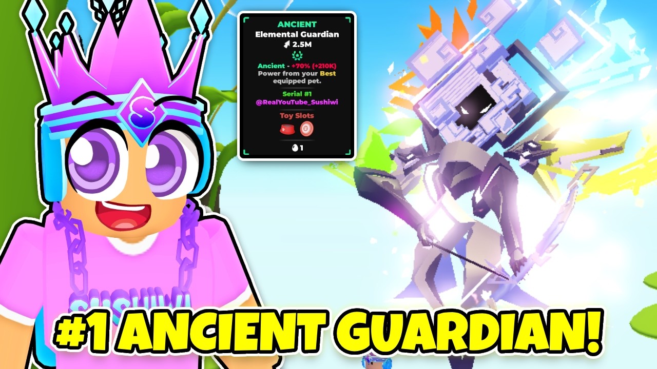 I Hatched #1 EXIST ONLY Ancient Elemental Pet In Roblox Tapping Legends Final!