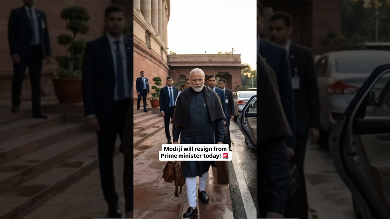 Modi ji is about to resign! 😳