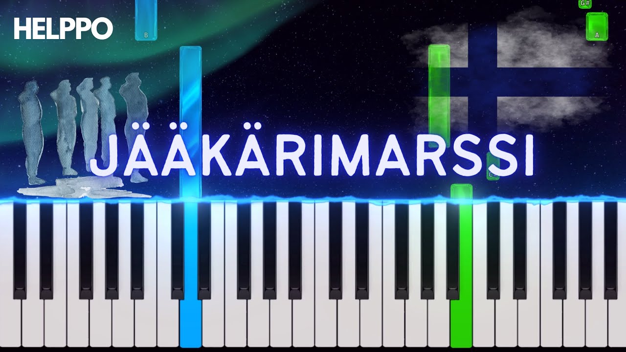 Jääkärimarssi | Easy Piano Tutorial