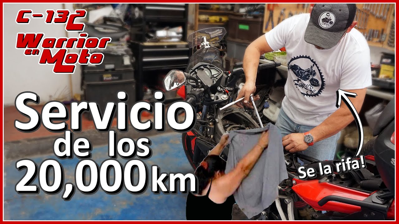 Como HACER un SERVICIO COMPLETO de MOTO - Warrior En Moto 132