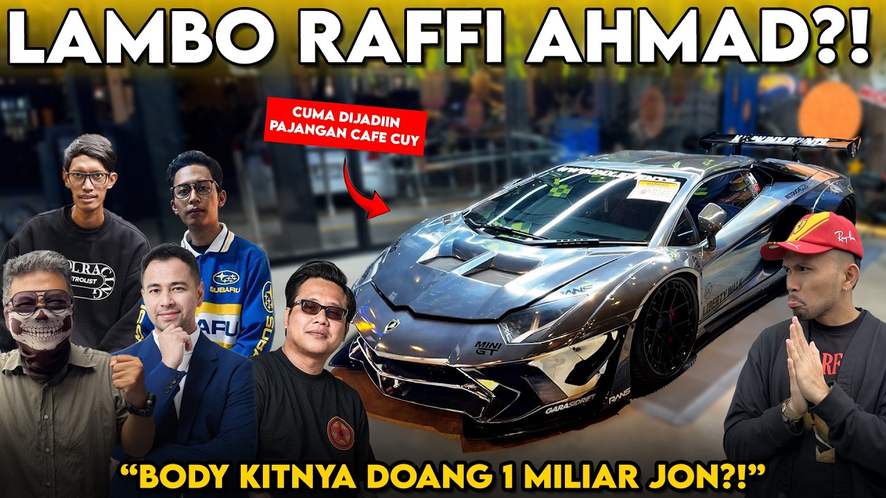 NYOBAIN LAMBO RAFFI AHMAD DI BANDUNG, EH GARASI DRIFT, OM MOBI & GOFAR MALAH JUALAN JON‼️