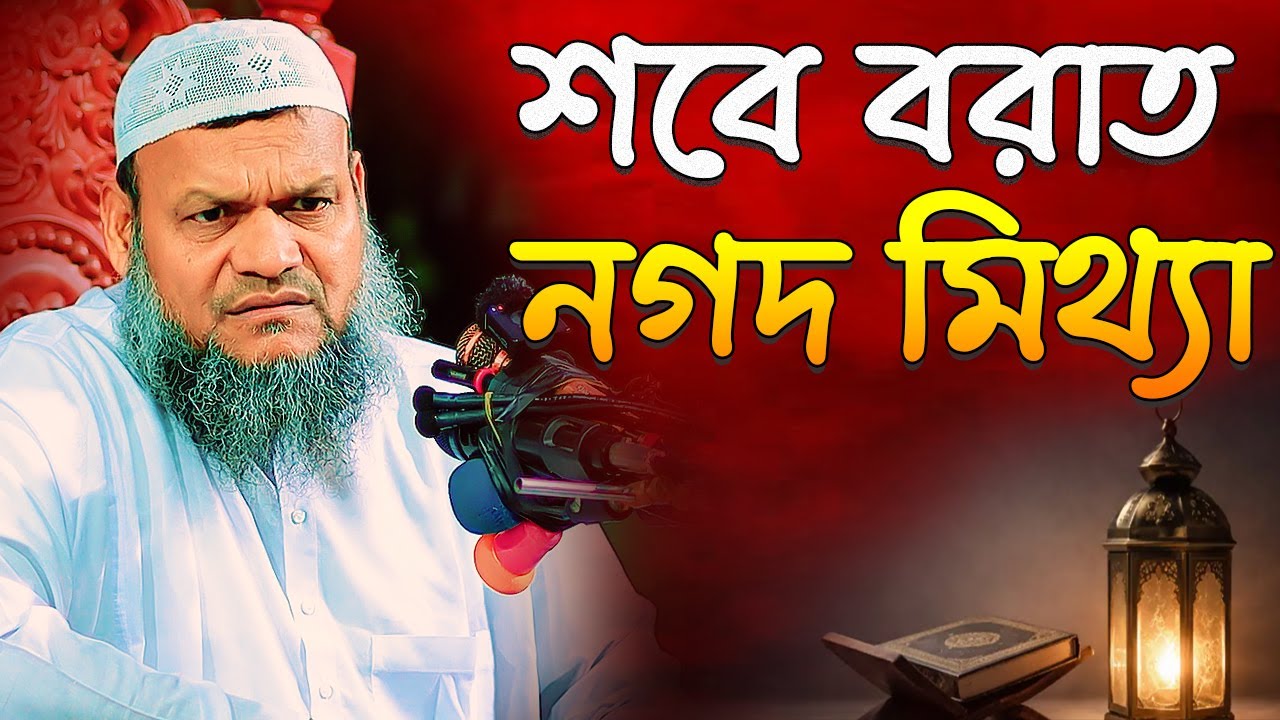 শবে বরাত নগদ মিথ্যা 📌শায়খ আব্দুর রাজ্জাক বিন ইউসুফ । Abdur Razzak Bin Yousuf
