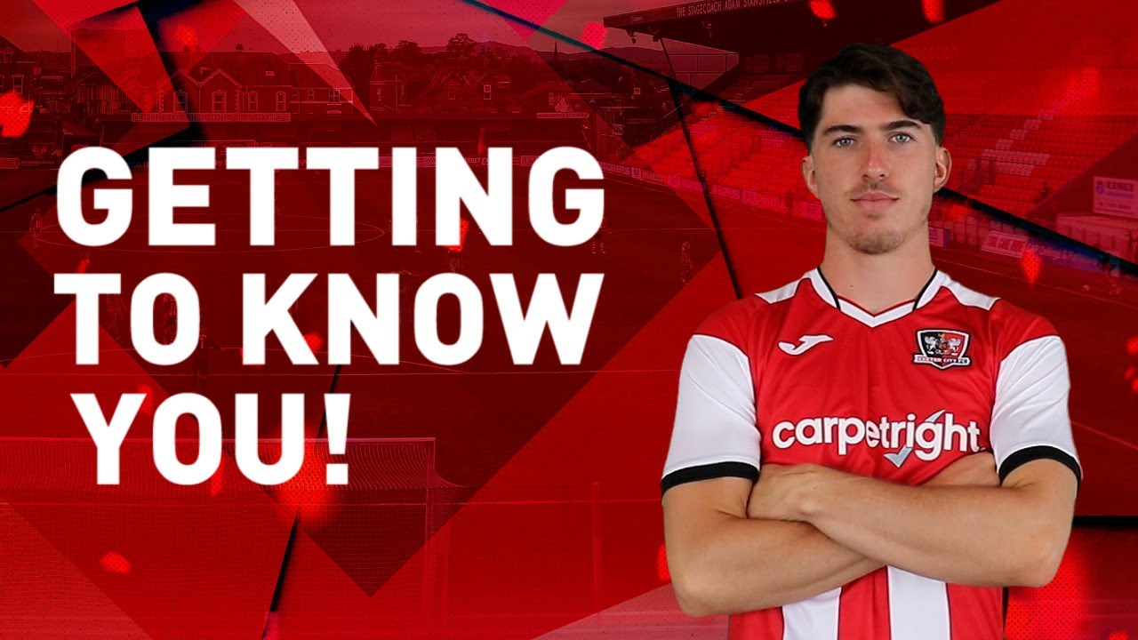 🤔 Getting to know You: Josh Key | Exeter City Football Club