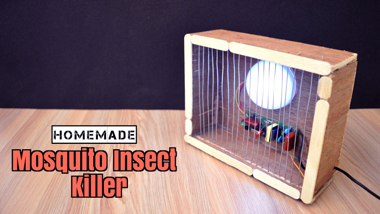How to Make a Mosquito/Insect Trap Lamp from Scrap