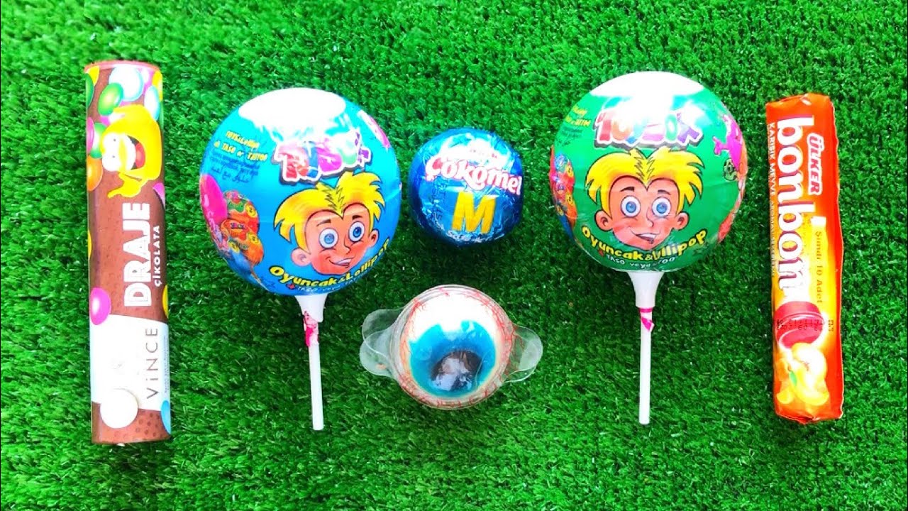 Candy ASMR Satisfying video Asmr Lollipops candy and chocolate Yummy candy Unboxing #satishying 