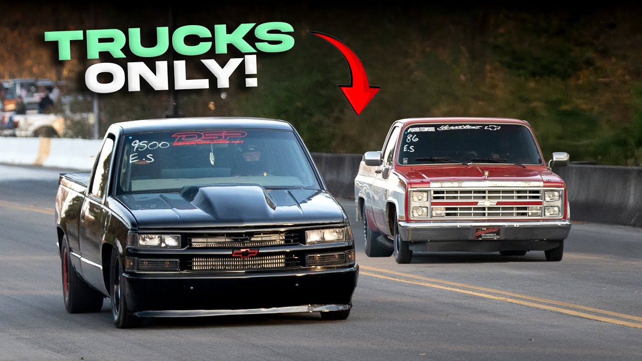 The Return of the TRUCKS ONLY Shootout! (Alabama - Jakes Dragway)