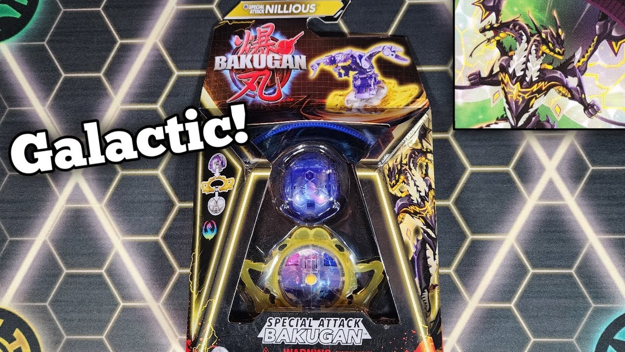 Bakugan Galactic Rare Special Attack Nillious Opening!! (Generation 3)