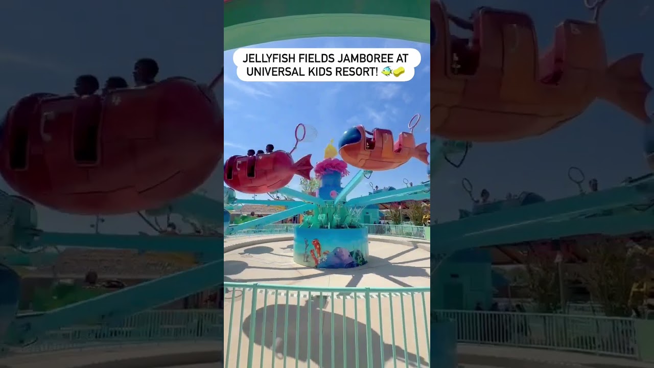 Jellyfish Fields Jamboree Ride | SpongeBob Land at Universal Kids Resort