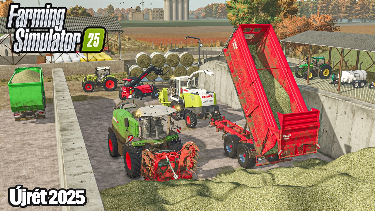 Big Maize Harvest During Summer | Újrét 2025 | Farming Simulator 25