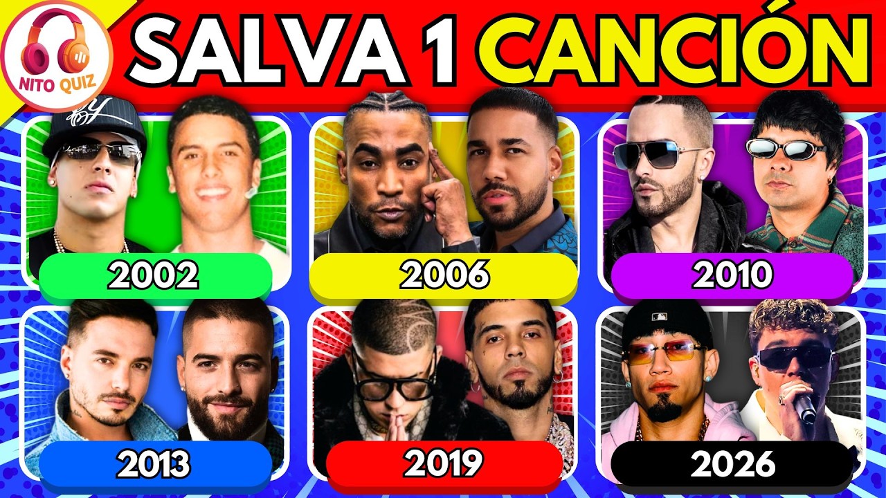SALVA 1 CANCIÓN POR CADA AÑO [2000 - 2026] 🧨🤔 ¿Cuál es tu favorita? [Reto Imposible]