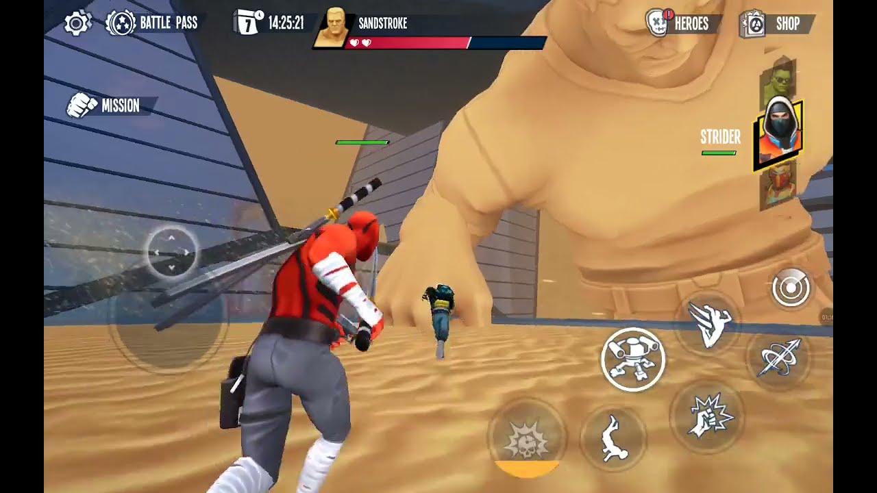 Defeating sandman