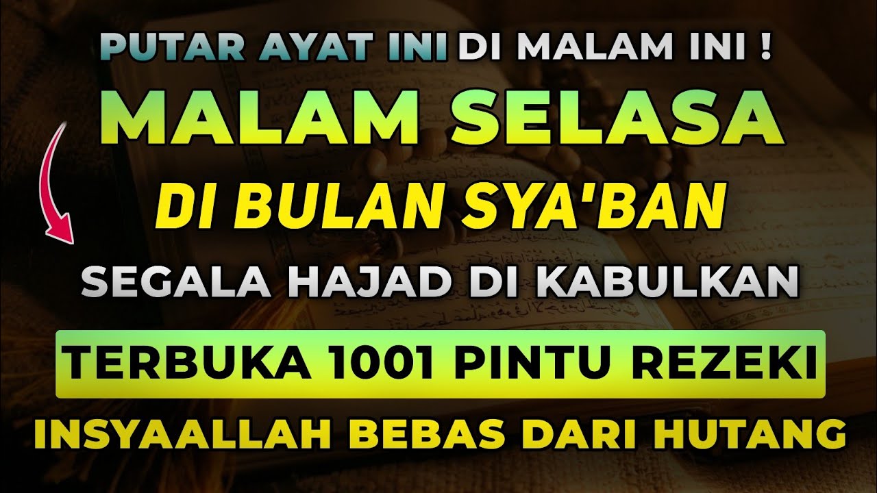Dzikir Petang Pembuka Rezeki & Pelunas Hutang | Lengkap