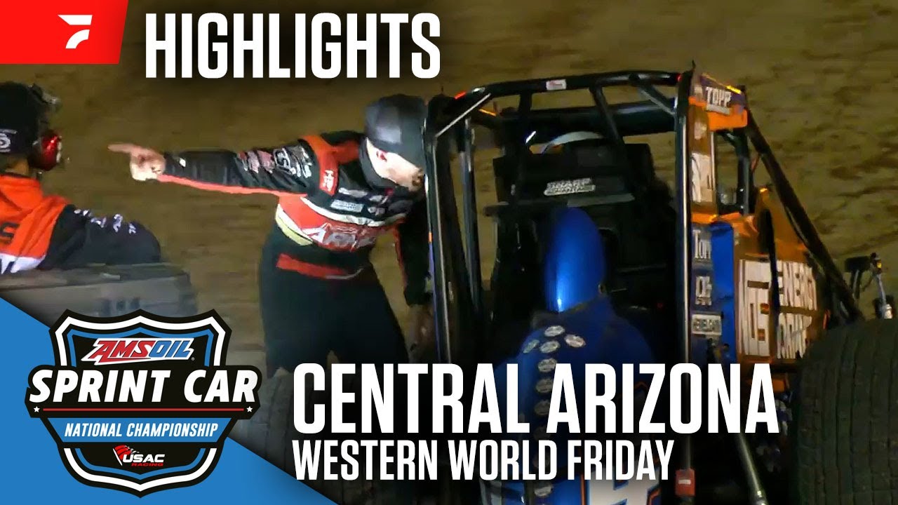 Western World Night #1 | USAC Sprints at Central Arizona Raceway 10/24/25 | Highlights