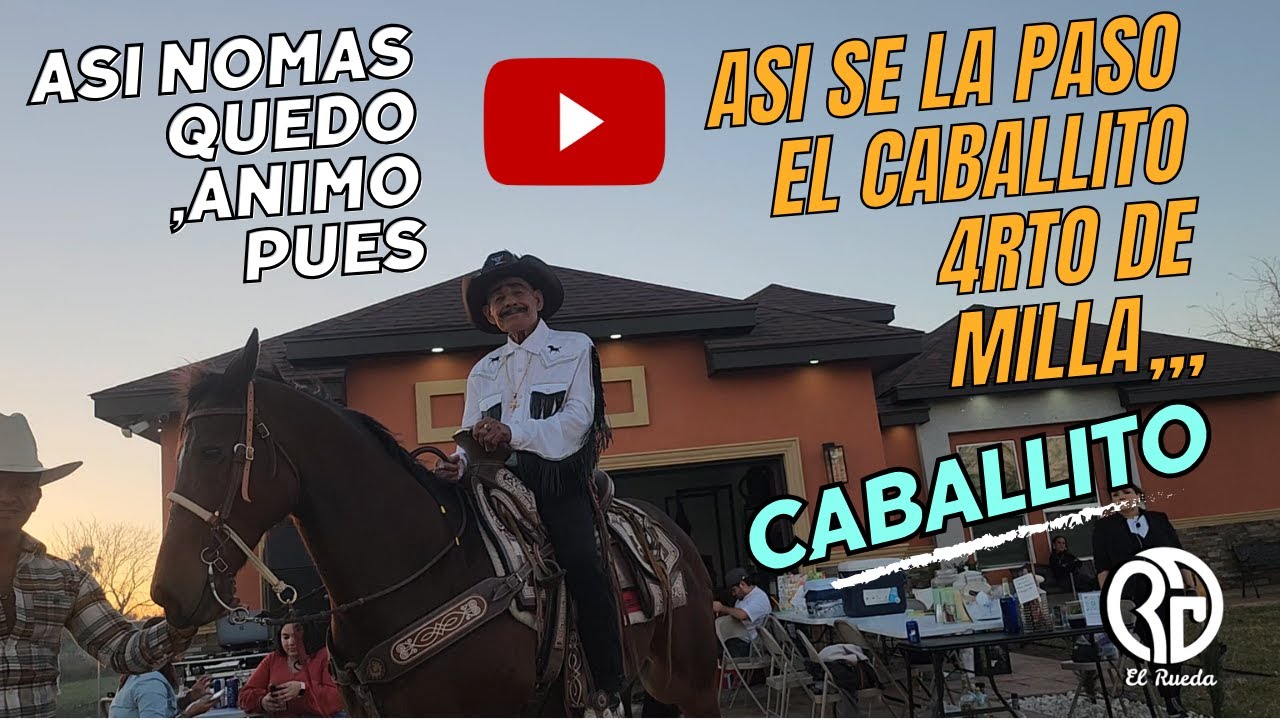 festejando con el  caballito animo caballito #elrueda #rgv