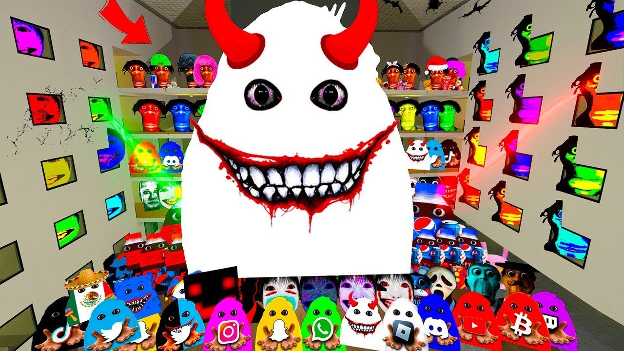 NEW Lobotomy Dash Nextbots MUNCHI RAINBOW IN HOTEL Ultimate Nextbots Garry's Mod p2