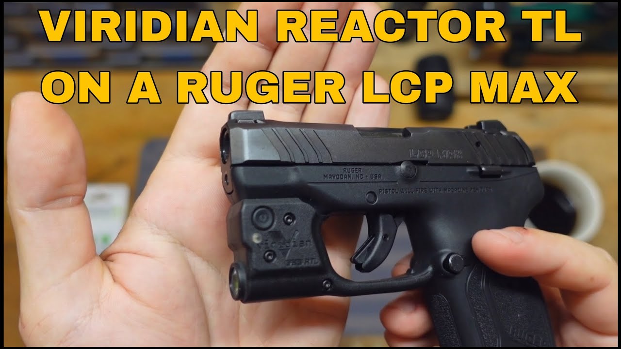 Viridian Reactor TL on a Ruger LCP Max