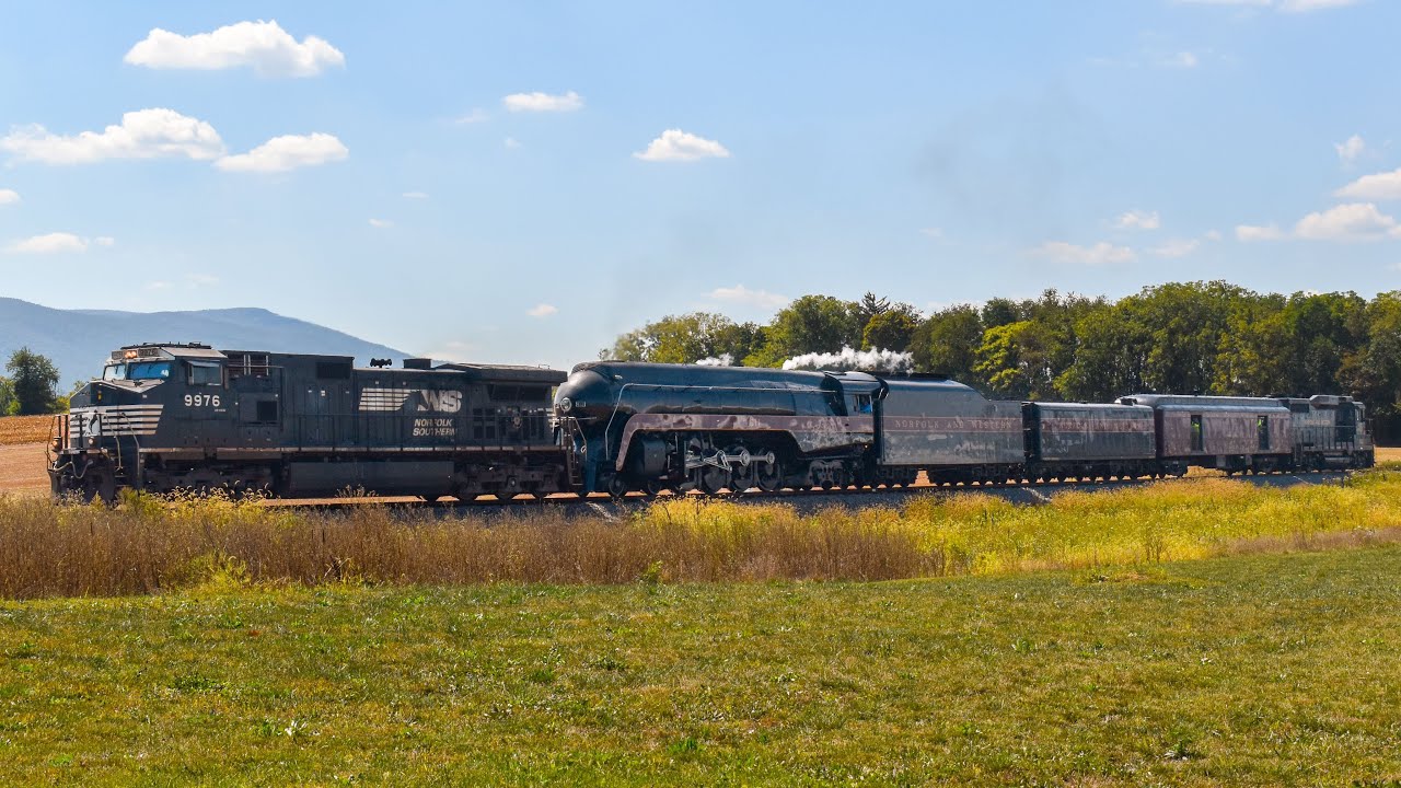 Norfolk & Western 611 comes back to Staunton, Virginia! 