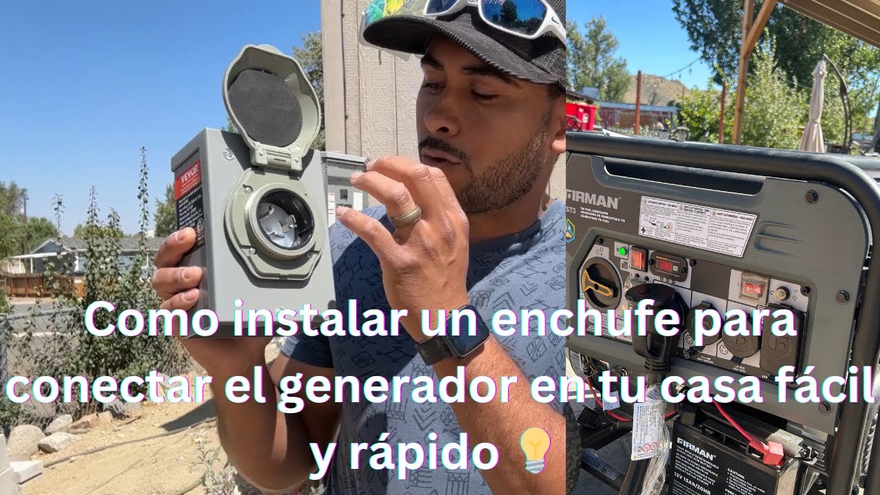 Cómo conectar el generador a la corriente de tu casa en caso de un apagón? #diy #costruction #tips