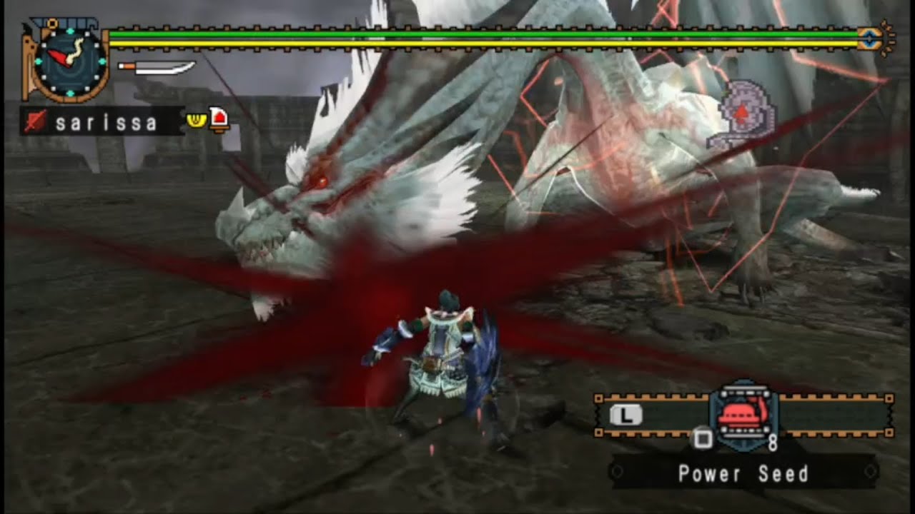 【MHFU】HR9 DLC White Fatalis【Sword & Shield】17:47