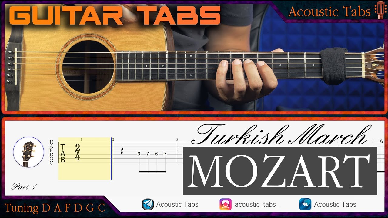 КАК ИГРАТЬ MOZART - Turkish March (Luca Stricagnoli)