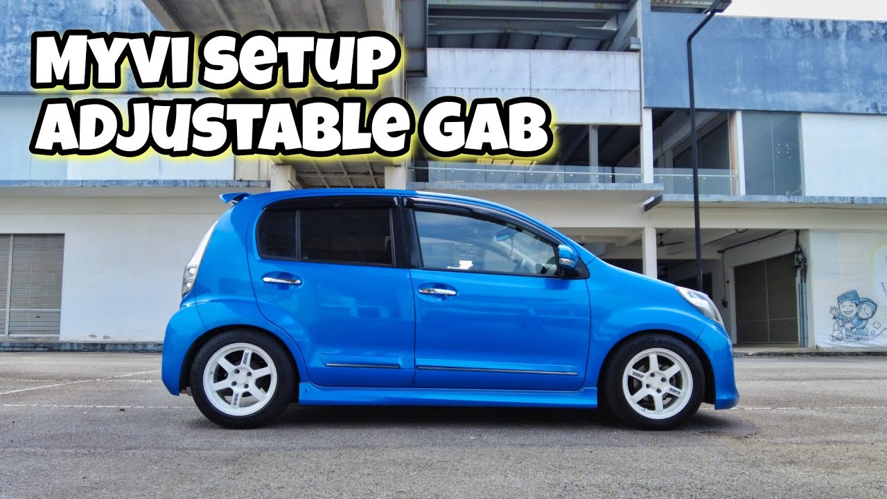 Perodua Myvi icon setup Adjustable GAB Hi Low Soft Hard With Bodyshift 