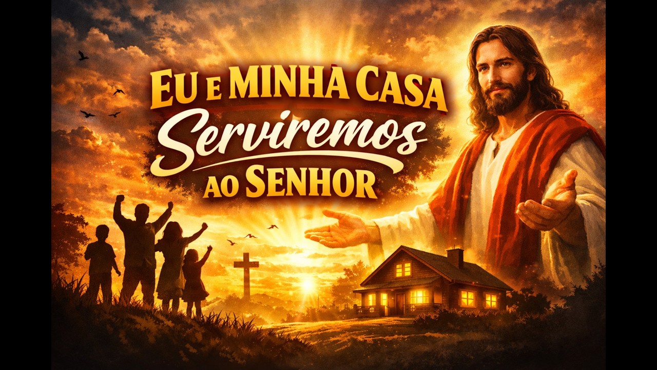 EU E MINHA CASA SERVIREMOS AO SENHOR 🙏🔥 | Louvor Profético Para Abençoar Sua Família | Josué 24:15