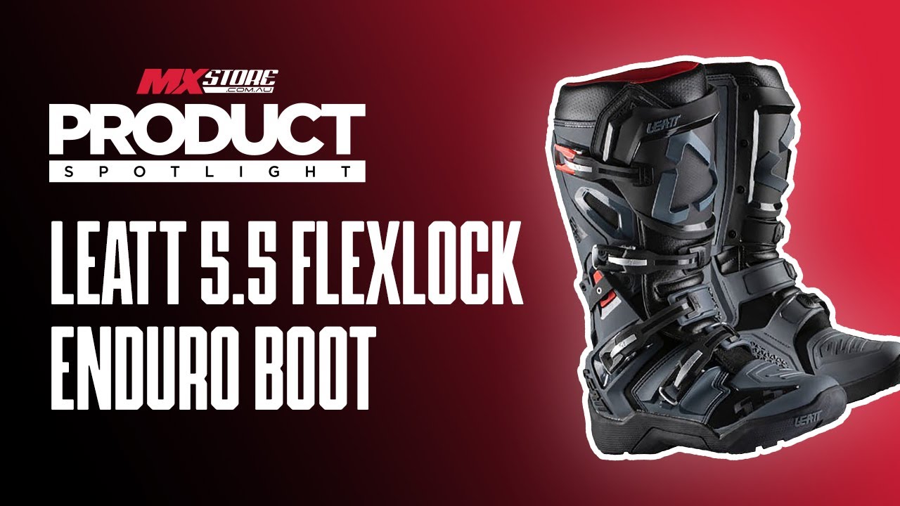 The ultimate off-road adventure/enduro boot, Leatt 5.5 Flexlock Enduro Boot | MXstore