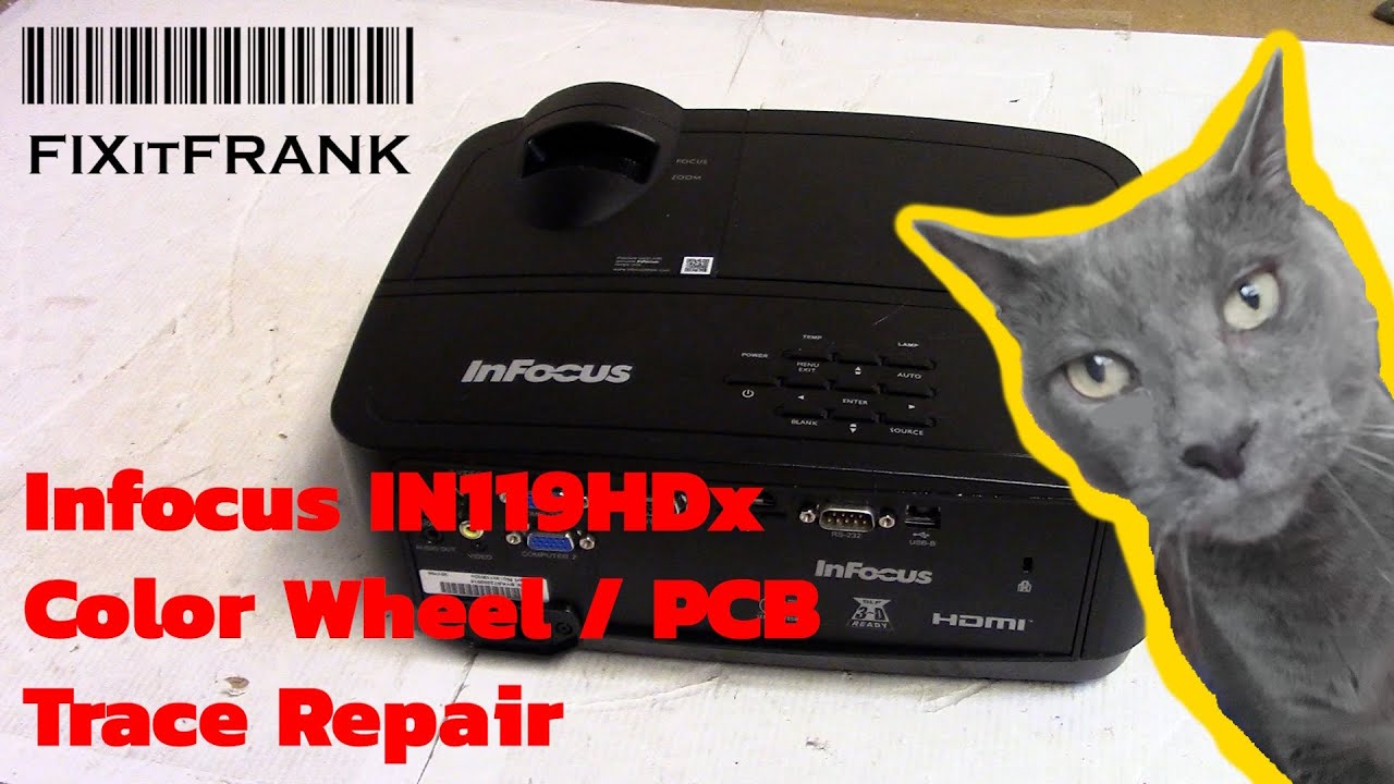 Infocus IN119HDx Color Wheel Connector Repair/Replacement