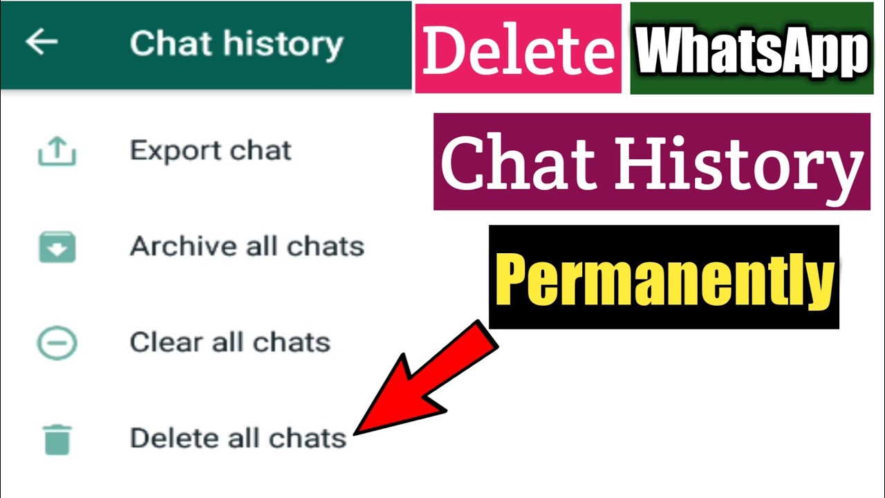 Как удалить историю чата WhatsApp навсегда